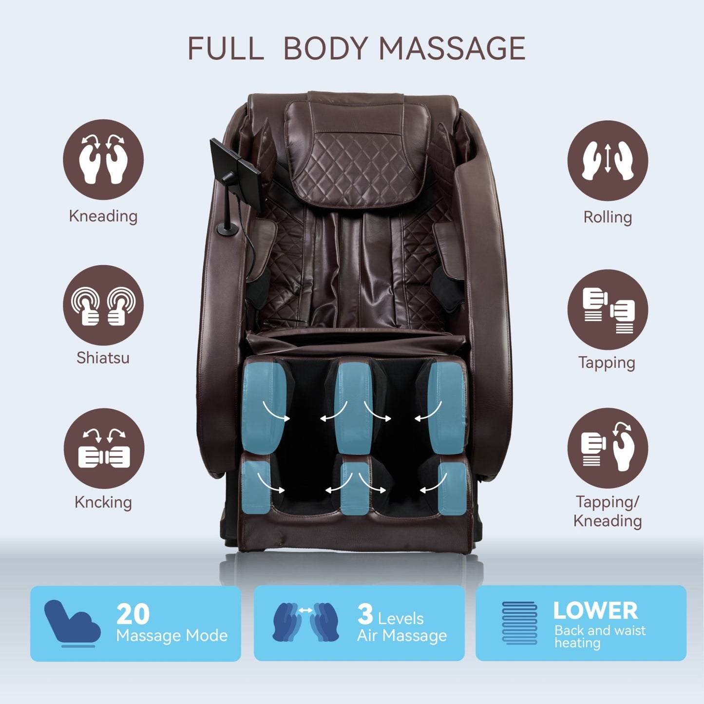 ErgoChair Pro premium memory foam seat and adjustable armrests for personalized comfort