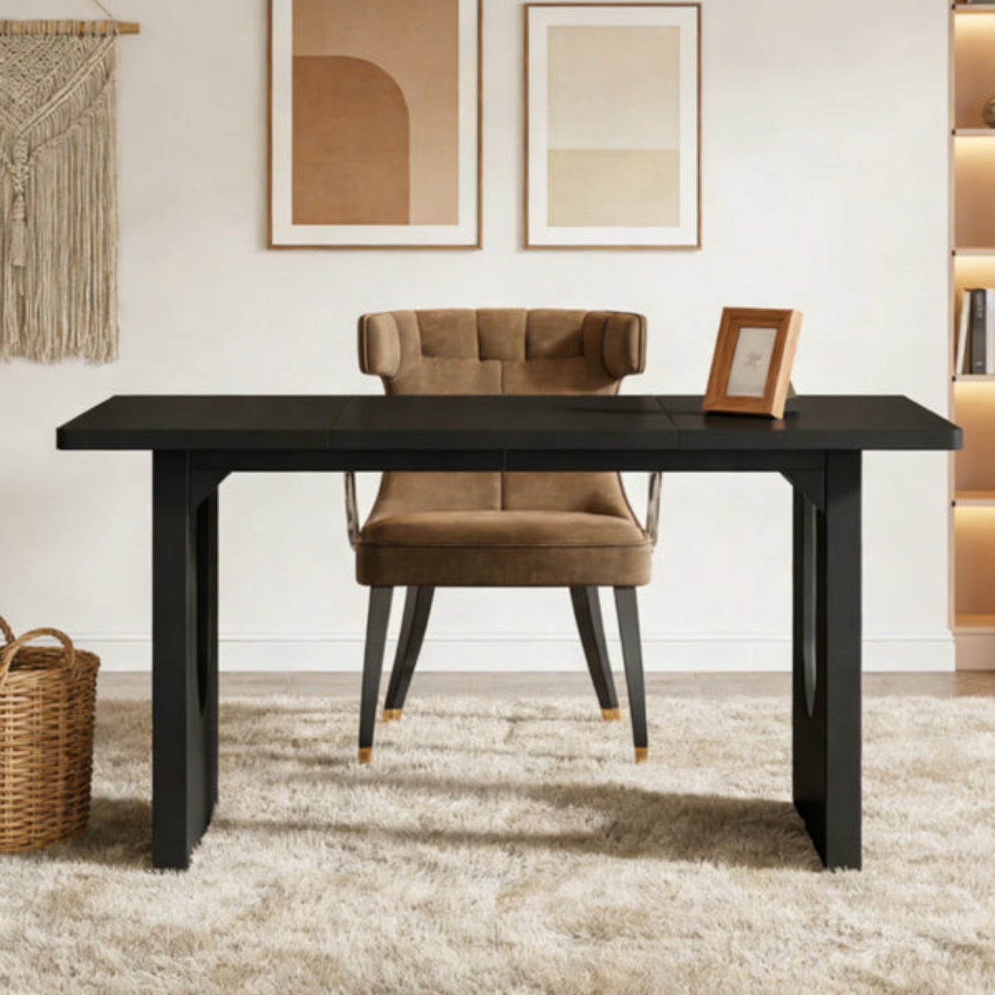 Prestige Executive Desk complete executive office setup with ample storage and professional aesthetic