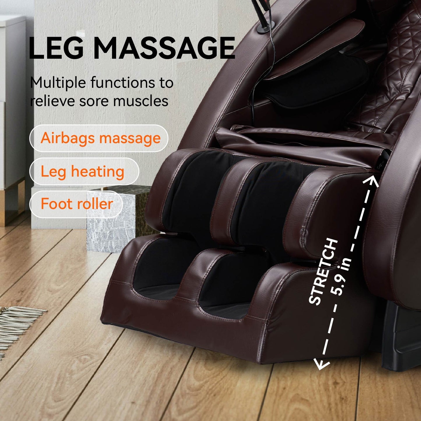 ErgoChair Pro - Ergonomic Office Chair with Massage & Lumbar Heat