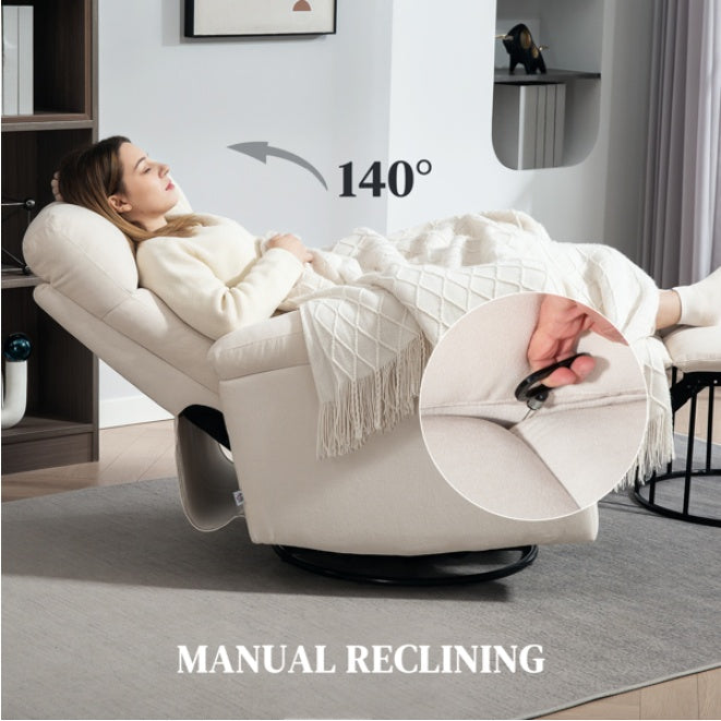 Folding Lounge Chair – Portable Outdoor Reclining Chair for Beach, Patio & Camping, Grey