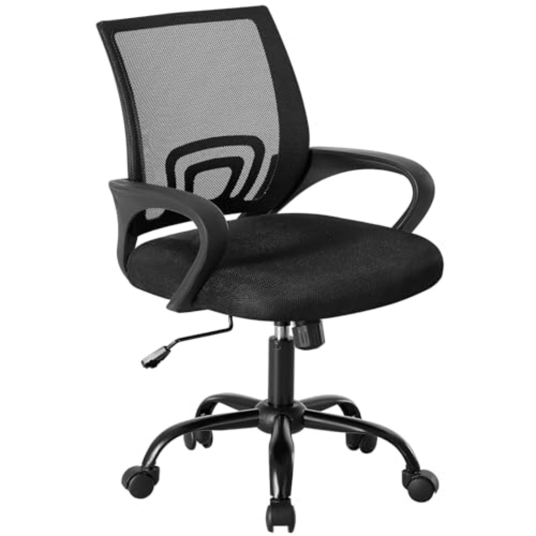 Ergonomic computer chair with swing mode and adjustable height - back pain relief work from home