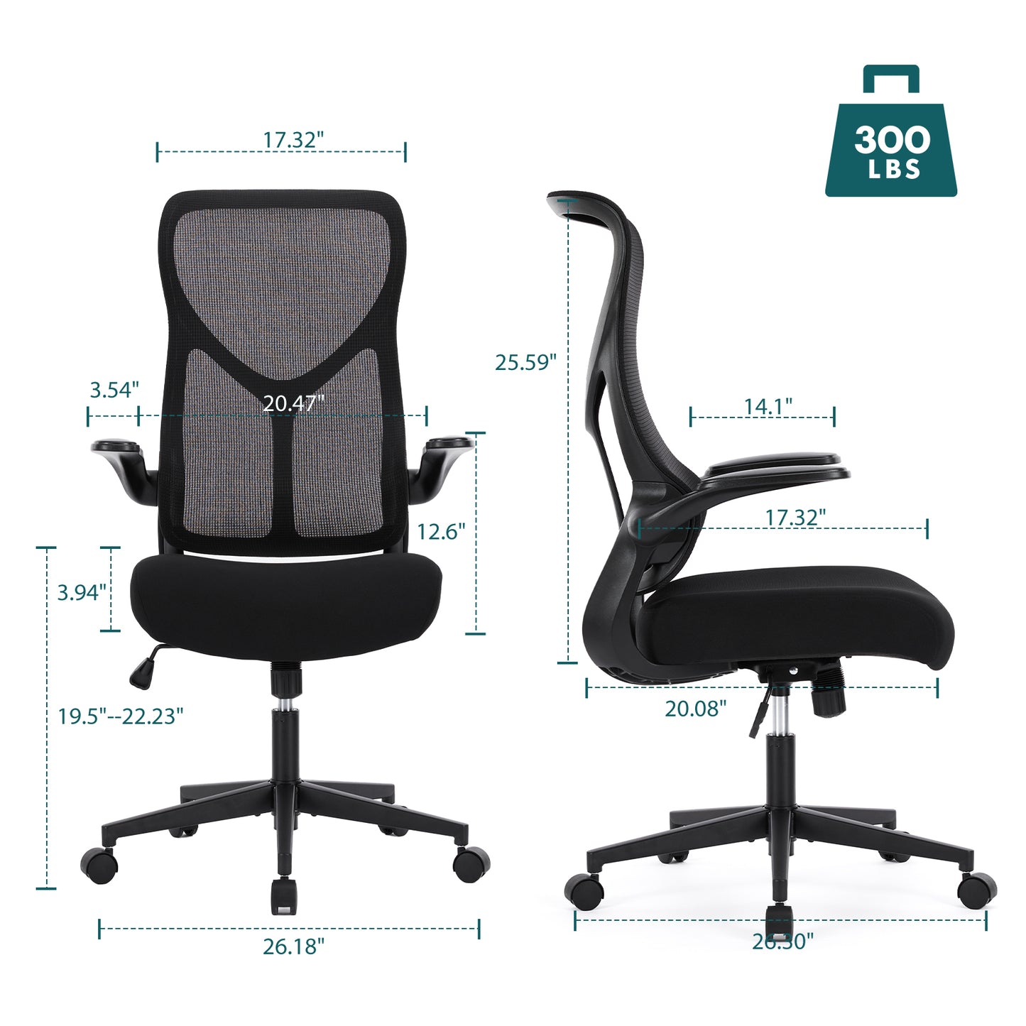 Ergonomic Mesh Computer Chair – Breathable & Adjustable Office Chair