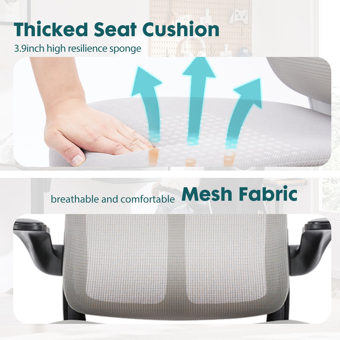 Ergonomic Mesh Computer Chair – Breathable & Adjustable Office Chair