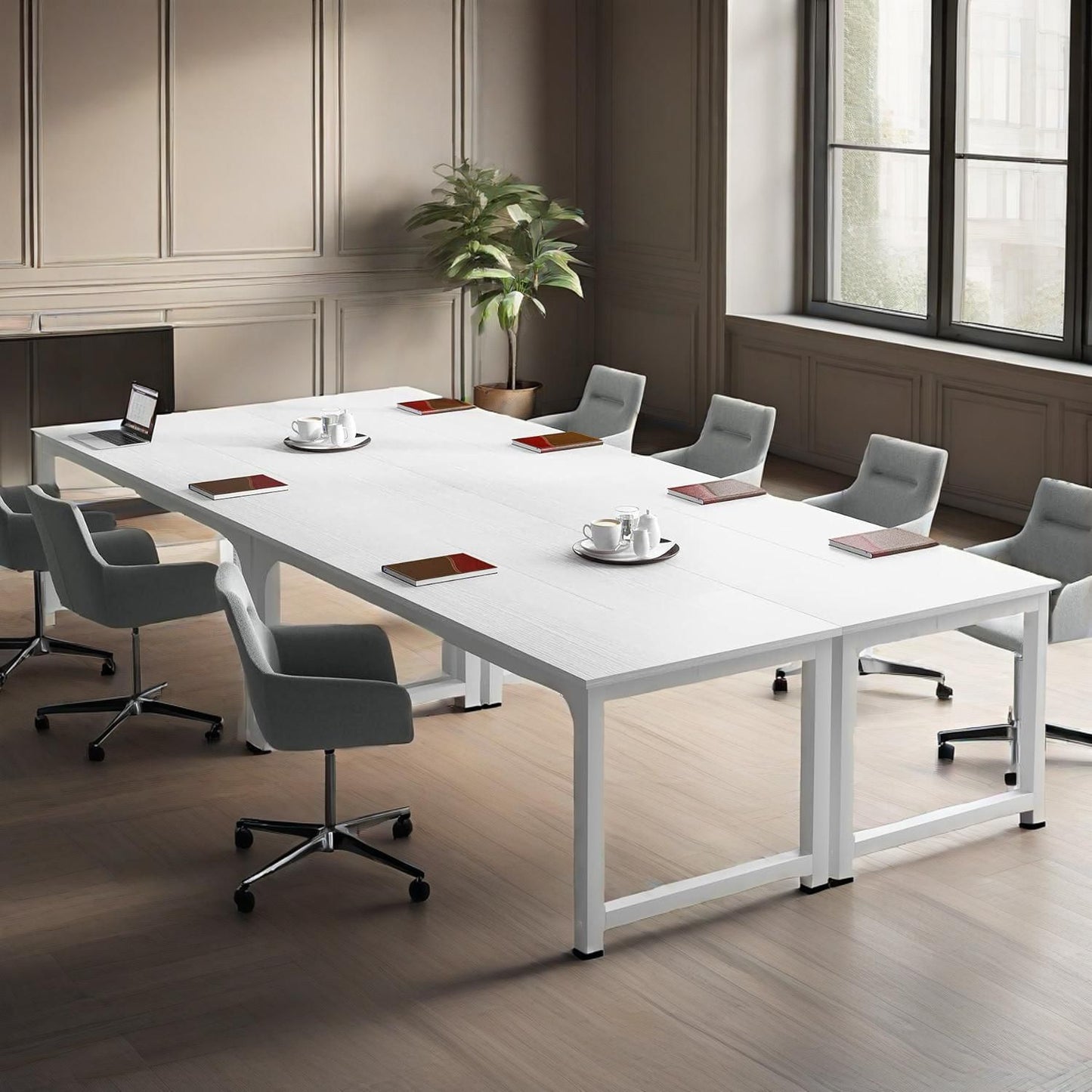 Large Executive Office Desk – 70" Wide Workstation with Thick Frame